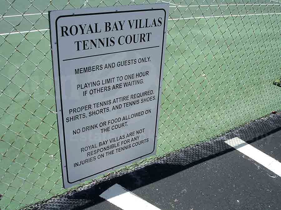 ROYAL BAY VILLAS Tennis Courts